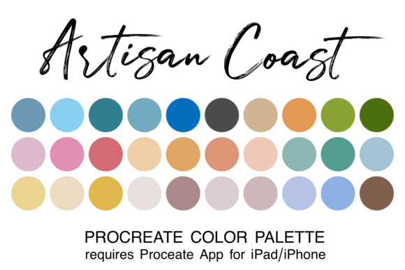 Artisan Coast Procreate Color Palette: A Designer's Guide