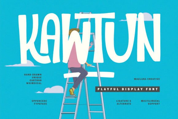 Kawtun: The Hand-Drawn Font That Adds Whimsy to Any Design