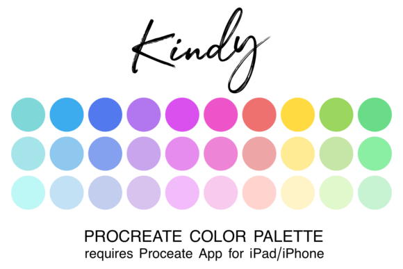 Kindy Procreate Color Palette: A Curated Asset for Digital Artists