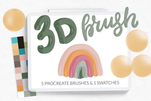Mastering 3D Brushes for Procreate: The Retro Color Edition