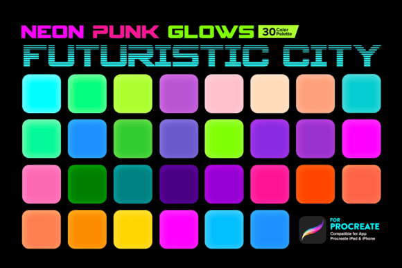 Neon Punk Glows: Ignite Your Digital Canvas