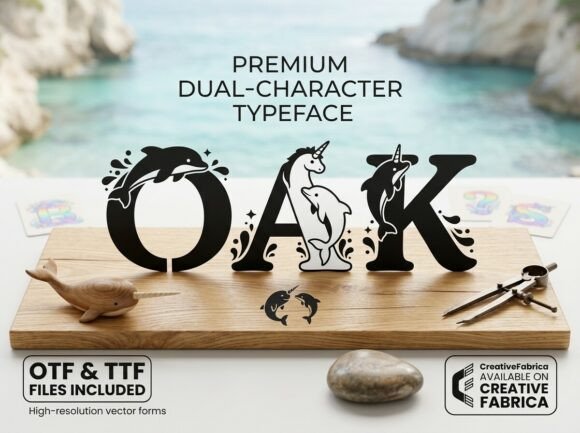 Oak: The Illustrated Serif Font for Magical Branding