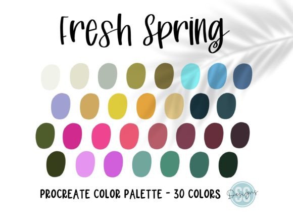 Revitalize Your Art: The Fresh Spring Procreate Color Palette