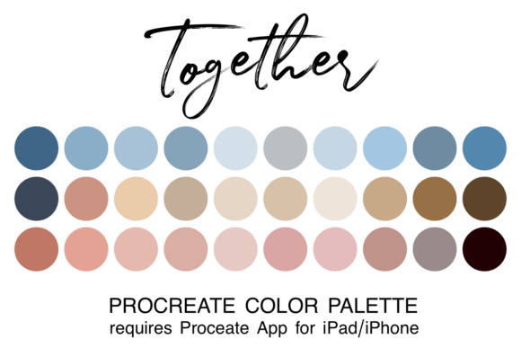 Together Procreate Color Palette: Your Path to Harmonious Art