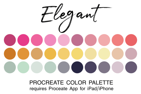 Unlock Effortless Artistry with the Elegant Procreate Color Palette