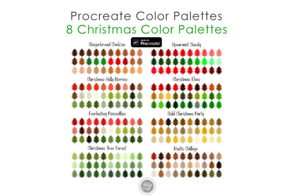 Unlock Festive Magic: The Procreate Christmas Color Palette
