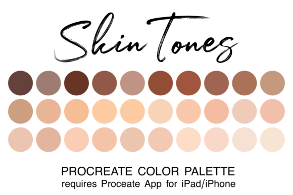 Unlock Realistic Portraits with the Skin Tones Procreate Color Palette