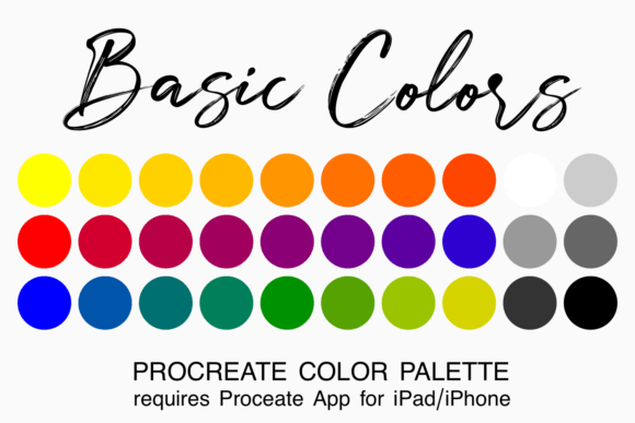 Unlock Your Creative Flow: Mastering the Basic Colors Procreate Palette