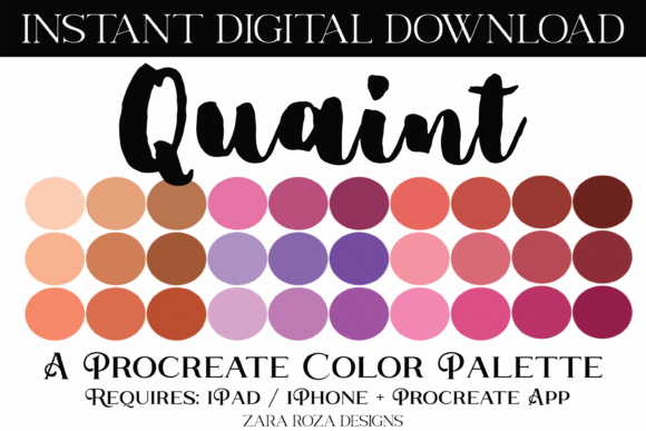 Unlocking Warmth: The Quaint Procreate Color Palette for Digital Creators